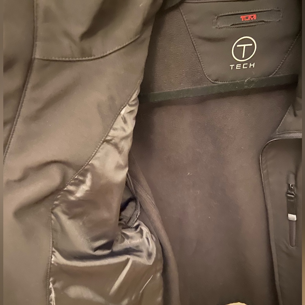 SALE-Tumi Tech sleek black jacket, M - Picture 9 of 15